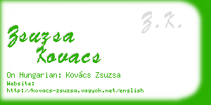 zsuzsa kovacs business card